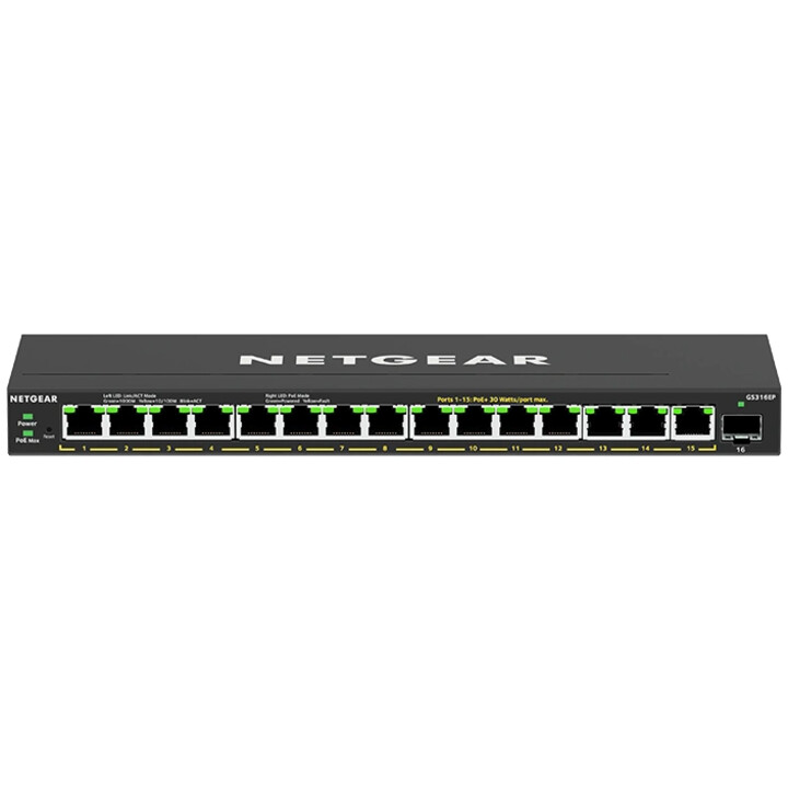 -16pt ge plus Schalter mit Poe+