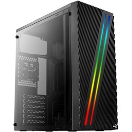 Aerocool Streak Caja Semitorre Negro