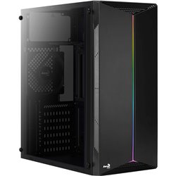 Aerocool Split Mid Tower Case Black