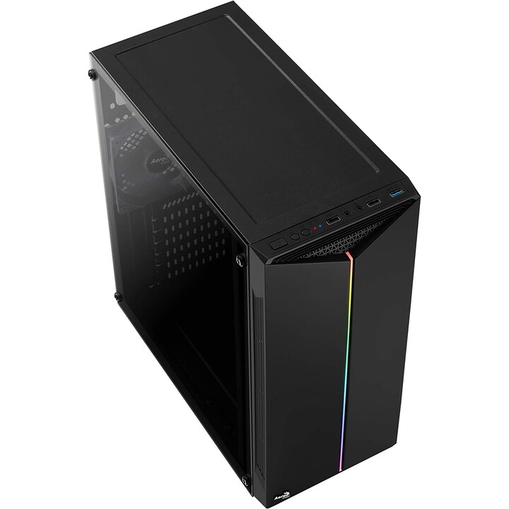 Aerocool Split Mid Tower Case Black