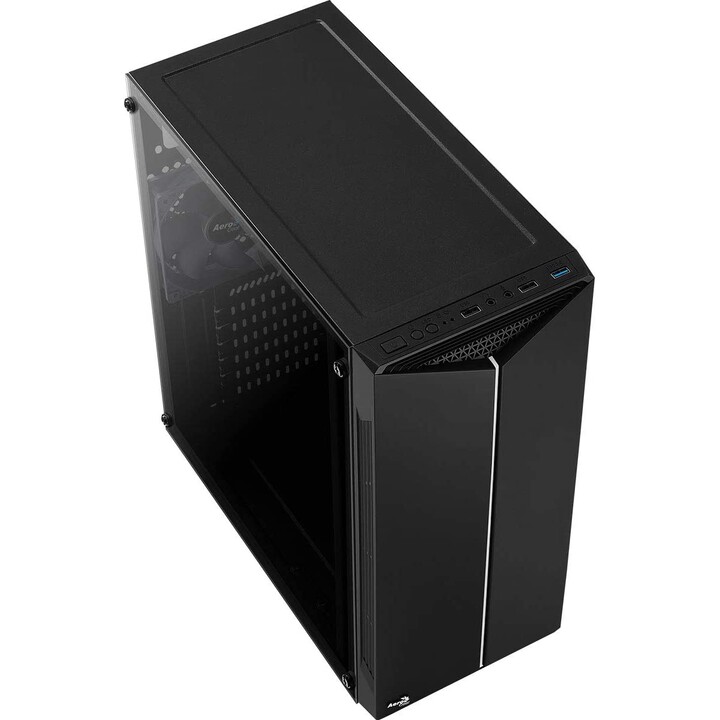Aerocool Split Mid Tower Case Black
