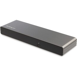 StarTech.com Thunderbolt 3 Dock - Dual 4K 60Hz Monitor TB3 Laptop Dockingstation mit DisplayPort, HDMI und 1080p VGA - 85W PD un