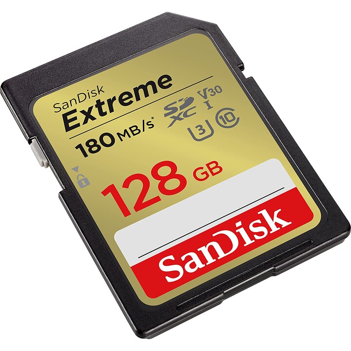 SANDISK EXTREME SDXC 128GB 180/90MB/s A2