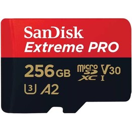 SANDISK EXTREME PRO microSDXC 256GB 200/140MB/s A2
