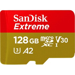 SANDISK EXTREME microSDXC 128GB 190/90 MB/s A2