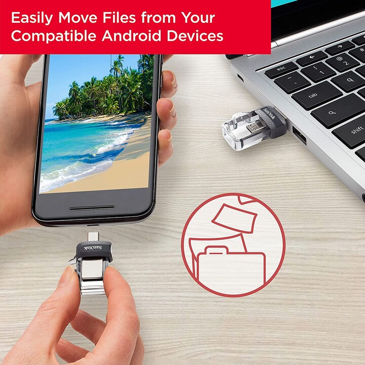 Sandisk Dual M3.0 Ultra - 128GB