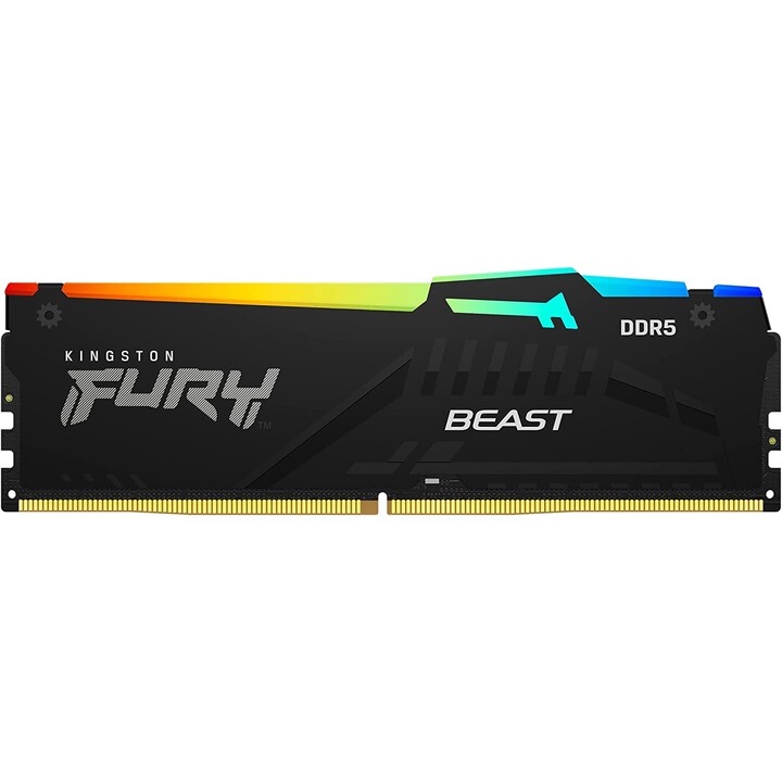 DR5 16GB KIT 2x8GB PC 5200 Kingston FURY Beast RGB KF552C40BBAK2-16