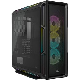 Corsair 5000T iCUE RGB en noir (boîtier tour midi avec fenêtre latérale en verre)