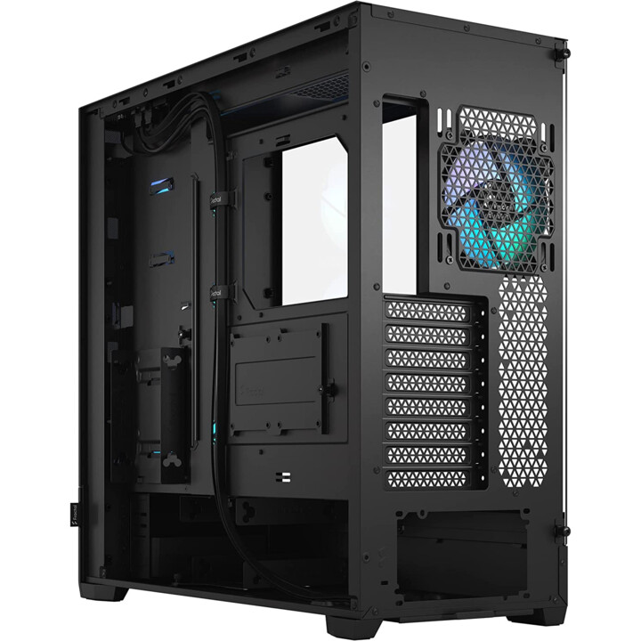 Fractal Design Pop XL Air RGB - Nero TG Clear Tint (case a torre grande con finestra laterale in vetro e illuminazione RGB)