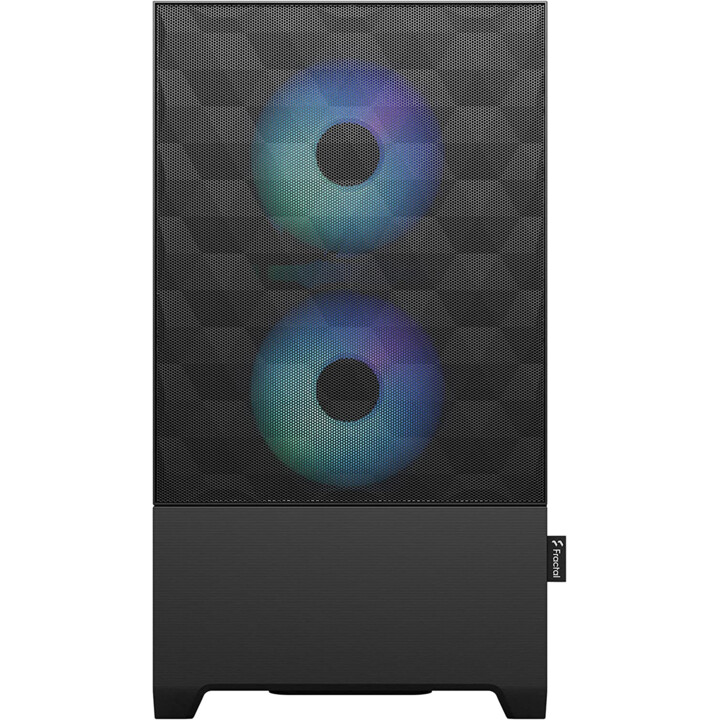 Fractal Design Pop Mini Air RGB - Nero TG Clear Tint (corpo mini tower, finestrini laterali in vetro e illuminazione RGB)