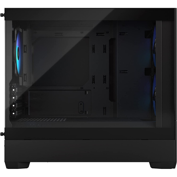 Fractal Design Pop Mini Air RGB - Schwarz TG Clear Tint (Mini-Tower-Gehäuse, Seitenfenster aus Glas und RGB-Beleuchtung)