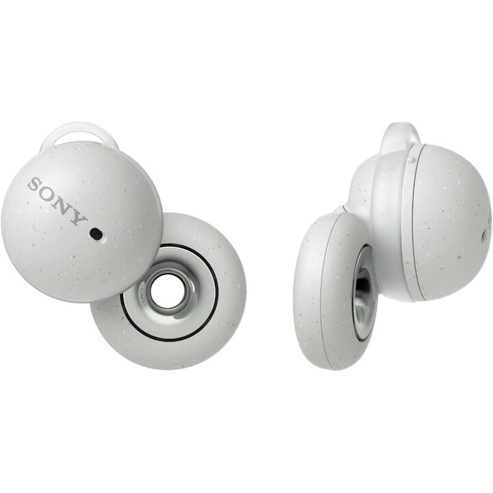 Sony, WFL900W.CE7, Cuffie senza fili, LinkBuds consente di parlare senza rimuovere le cuffie, bianco