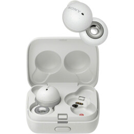 Sony, WFL900W.CE7, Casque sans fil, LinkBuds vous permet de parler sans enlever le casque, blanc