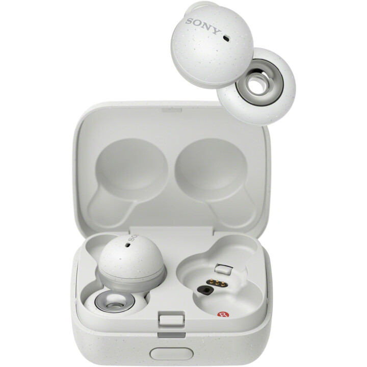 Sony, WFL900W.CE7, Cuffie senza fili, LinkBuds consente di parlare senza rimuovere le cuffie, bianco