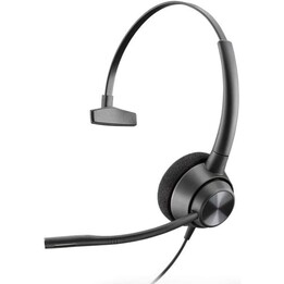 FONE DE OUVIDO + MIC POLY ENCOREPRO 310 MONOAURAL QD PRETO
