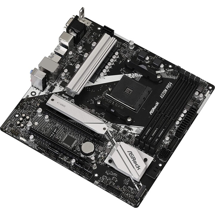 ASRock A520M Pro4 (Motherboard, Micro-ATX, AMD AM4-Sockel)