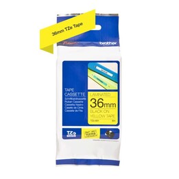 Brother TZE-661 label tape black on yellow 36 mm