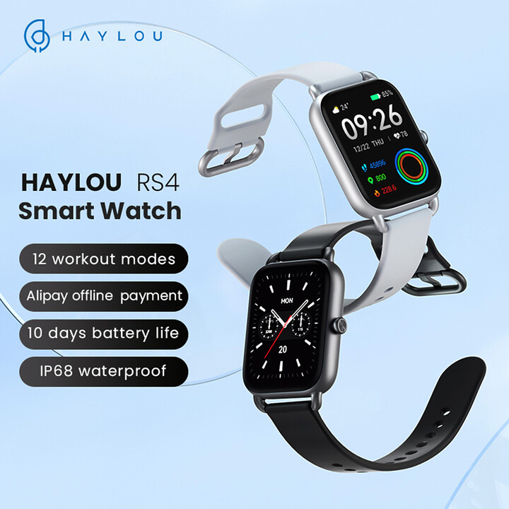 Montre intelligente Xiaomi Haylou RS4 LS12 Argent