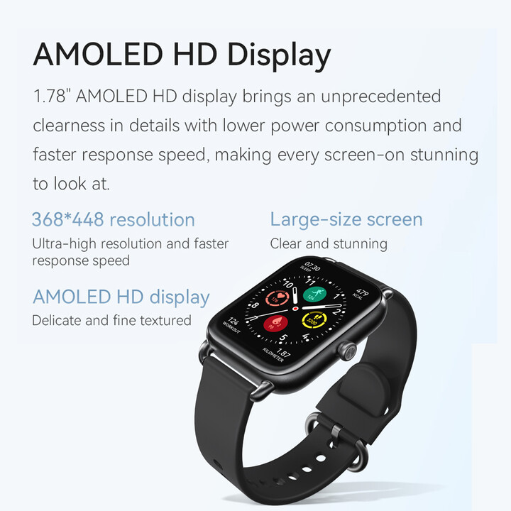 Montre intelligente Xiaomi Haylou RS4 LS12 Argent
