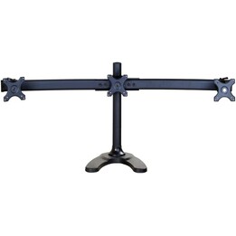 NEOMOUNTS FPMA-D700DD3 supporto da scrivania per 3 monitor 10-27 pollici 0-8 kg/schermo nero