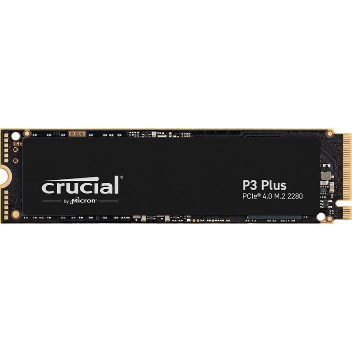 SSD Crucial 500GB P3 Plus CT500P3PSSD8 PCIe M.2 NVME PCIe 4.0 x4
