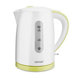Zelmer ZCK7616L tetera eléctrica 1,7 L 2200 W Blanco, Amarillo