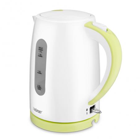 Zelmer ZCK7616L tetera eléctrica 1,7 L 2200 W Blanco, Amarillo
