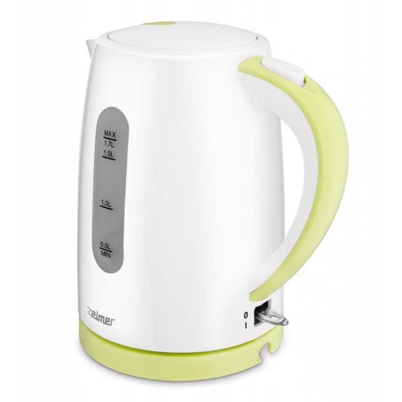 Zelmer ZCK7616L tetera eléctrica 1,7 L 2200 W Blanco, Amarillo