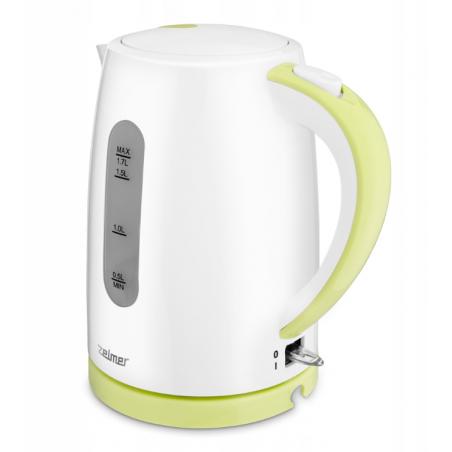 Zelmer ZCK7616L tetera eléctrica 1,7 L 2200 W Blanco, Amarillo