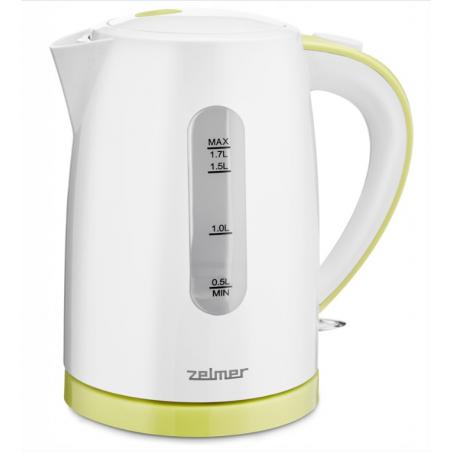 Zelmer ZCK7616L tetera eléctrica 1,7 L 2200 W Blanco, Amarillo