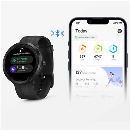 Maimo Watch R GPS Preto - Relógio inteligente