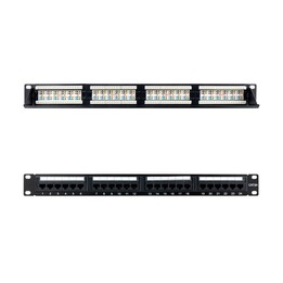 Patch Panel Nanocable 10.21.4124/ 24 Porte/ Cat.6a/ Altezza 1U