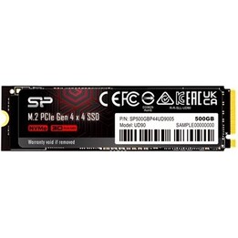 Dysk SSD Silicon Power UD90 500GB M.2 PCIe NVMe Gen4x4 NVMe 1.4 4800/3700 MB/s