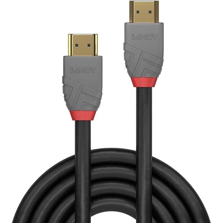 Lindy 2multra Ultra High Speed HDMI cable Anthra Line 2 m black