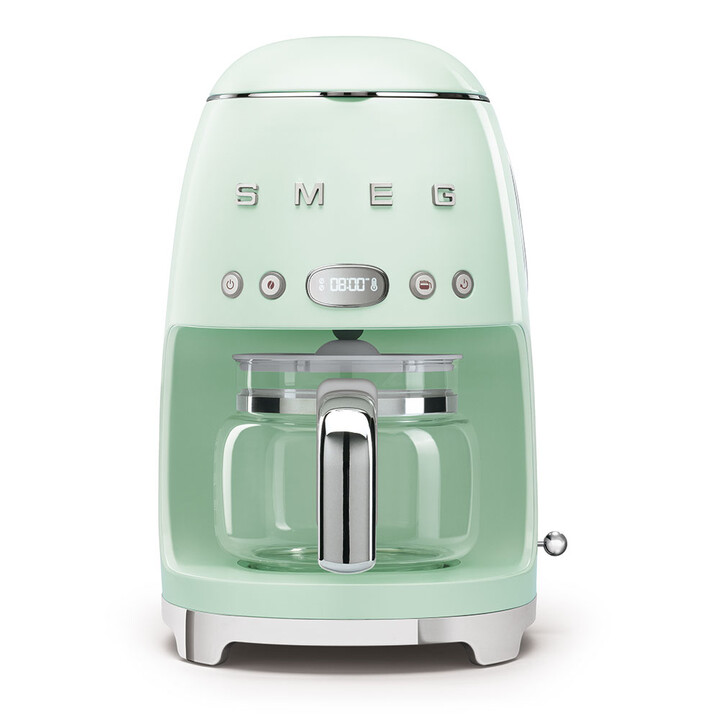 Cafetière SMEG DRIP VERT PASTEL STYLE ANNÉES 50 DCF02PGEU