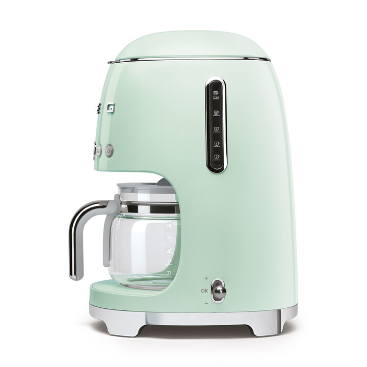 Cafetière SMEG DRIP VERT PASTEL STYLE ANNÉES 50 DCF02PGEU