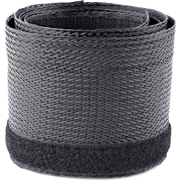 StarTech.com WKSTNCMFLX 10 ft cable management sleeve black
