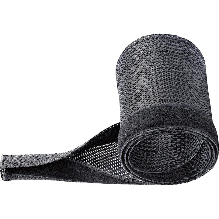 StarTech.com WKSTNCMFLX 10 ft cable management sleeve black