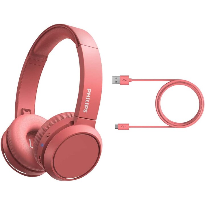 Cuffie wireless Philips TAH4205/con microfono/Bluetooth/rosso