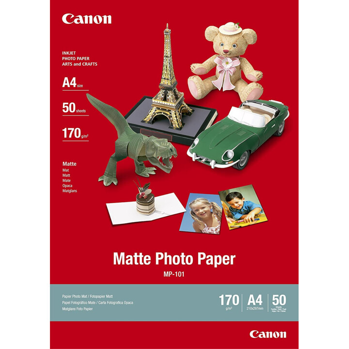 PAPEL CANON FOTOGRAFICO MP-101 MATE A4 50H
