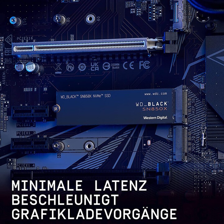SSD WD Black 4TB SN850X Gaming NVME M.2 PCIe WDS400T2X0E PCIe 4.0 x4