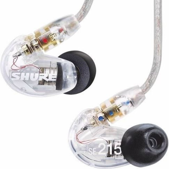 Shure SE215 Pro Cuffie cablate in-ear Stage/Studio trasparenti