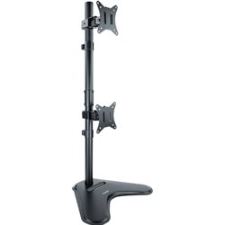 MONITOR/TV TABLE SUPPORT TOOQ DB1703TNV-B 17&#39;&#39;/32&#39;&#39; MAX.9KG BLACK 2 VERTICAL ARMS