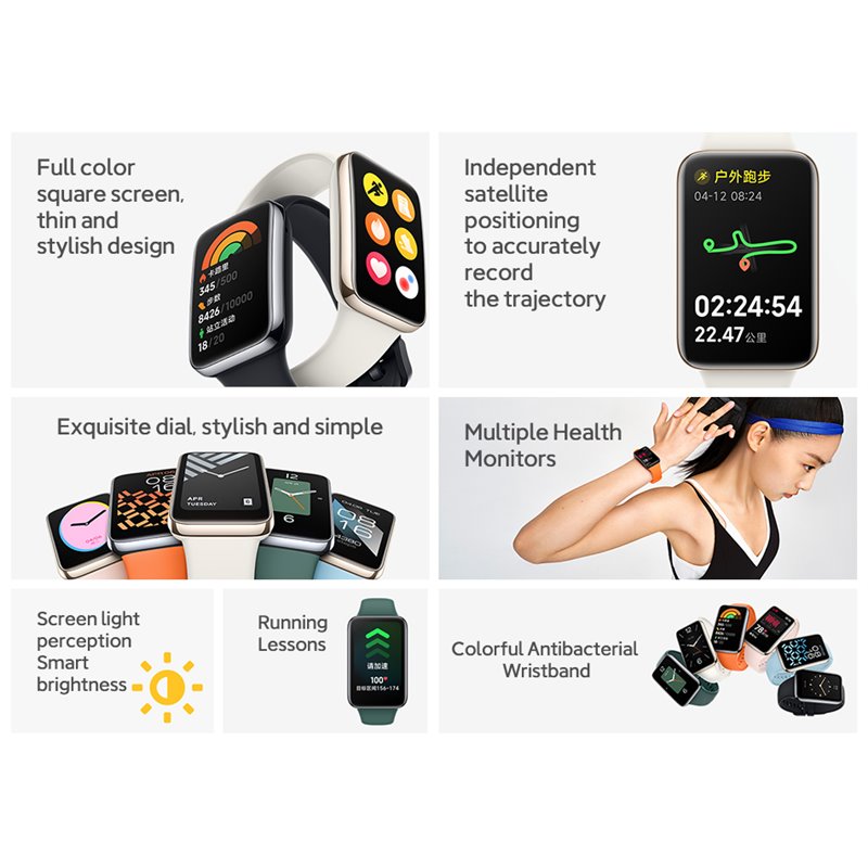 Xiaomi Mi Smart Band 7 Pro Black - Smartband