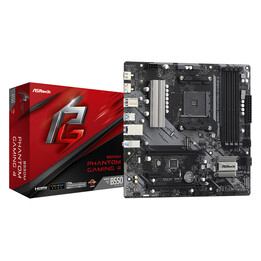 Asrock B550M Phantom Gaming 4 Zócalo AM4 micro ATX AMD B550