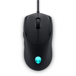 Ratón para juegos con cable Alienware AW320M (óptico, 6 botones, con cable, USB, negro)