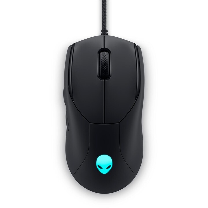 Alienware AW320M Wired Gaming Maus (optisch, 6 Tasten, kabelgebunden, USB, Schwarz )