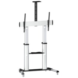 MyWall HP 102 RollwagenfürDisplays 60-100 Zoll (152 - 254cm) (max. 80kg, VESA 200x200 - 1000x600, höhenverstellbar)