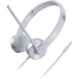 Lenovo 100 Stereo headset analógico prateado