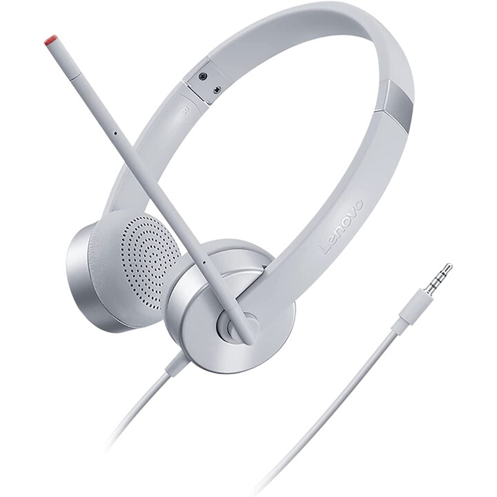 Lenovo 100 Stereo analog headset silver